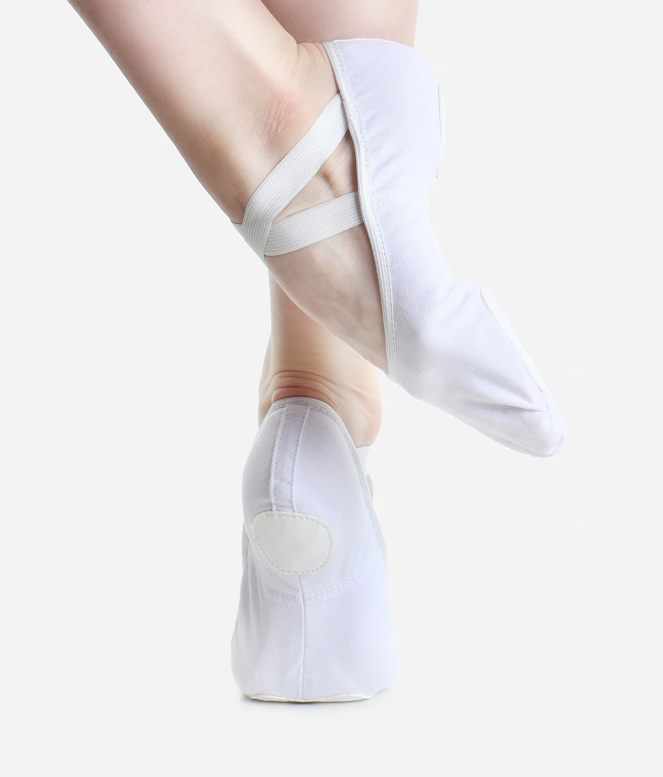 Capezio Pro Canvas Boys white Ballet Shoes - Turning Pointe
