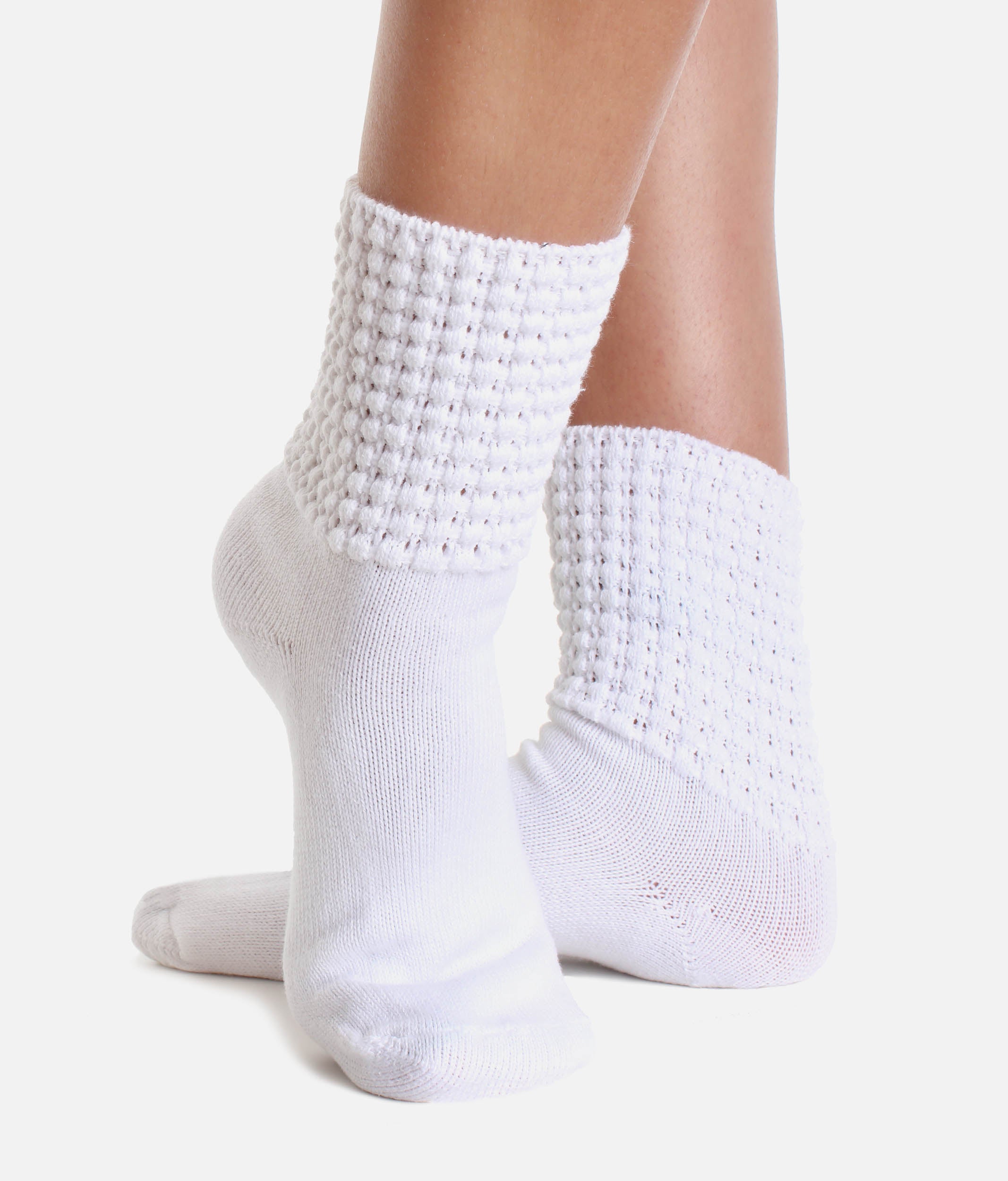 Ultra Low Irish Dance Sock, White poodle socks - Dance World